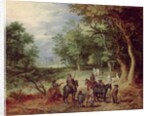 Field Camp in a Clearing, 1607 by Jan the Elder Brueghel