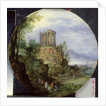 South Coast Landscape with the Temple of Vesta in Tivoli, 1595 by Jan the Elder Brueghel