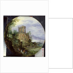 South Coast Landscape with the Temple of Vesta in Tivoli, 1595 by Jan the Elder Brueghel