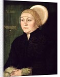 Portrait of Magdalena Neudorffer 1527 by Barthel Beham