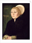 Portrait of Magdalena Neudorffer 1527 by Barthel Beham
