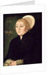 Portrait of Magdalena Neudorffer 1527 by Barthel Beham