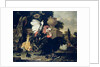 Fight between a Rooster and a Turkey, 1668 by Melchior de Hondecoeter