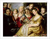 The Artist with the Family of his Father-in-Law Adam Van Noort, c.1616 by Jacob Jordaens