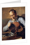 Water and Old Age: Fishmonger with Bucket and Tub of Fish, 1623-5 by Jan the Elder Lievens