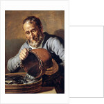 Water and Old Age: Fishmonger with Bucket and Tub of Fish, 1623-5 by Jan the Elder Lievens