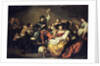 Revelry with Soldiers and Prostitutes, after 1625 by Johann Liss or Lis or von Lys