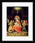 The Virgin Mary with Child and Music-playing Angels by Frans II the Younger Francken