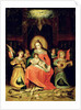 The Virgin Mary with Child and Music-playing Angels by Frans II the Younger Francken