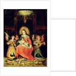 The Virgin Mary with Child and Music-playing Angels by Frans II the Younger Francken