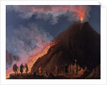 The Eruption of Mount Vesuvius in 1774 by Jacob-Philippe Hackert