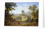 Italian Landscape with a Pilgrim and Rustics, 1829 by Johann Martin von Rohden