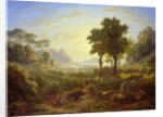 Italian Landscape at Sunset by Johann Martin von Rohden