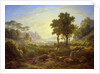 Italian Landscape at Sunset by Johann Martin von Rohden