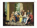 Portrait of the Timmermann Family, 1758 by Johann Heinrich Tischbein