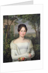 Portrait of Frau Horstmann, 1822 by August von der Embde