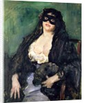 The Black Mask by Lovis (1858-1925) Corinth