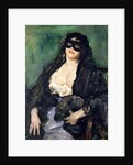 The Black Mask by Lovis (1858-1925) Corinth