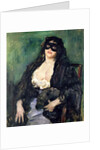 The Black Mask by Lovis (1858-1925) Corinth