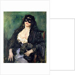 The Black Mask by Lovis (1858-1925) Corinth