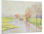 Holland in Late Autumn, Landscape with Willow Trees on Water, 1904 by Paul Baum