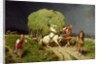 The Hay Wagon, 1874 by Johann Jakob Eduard Handwerk