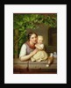 Mother with Child and Two Doves by August von der Embde