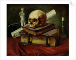 Vanitas, Still Life, 1842 by Johannes Wimmel