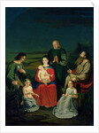 Holy Family with Angels and Saints, c.1824 by Ludwig Emil Grimm