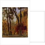 View of the Arcade Wall of the Henschel Gardens from Karlsaue, Kassel by Louis Kolitz