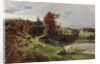 Landscape with a Bridge near Landsberg an der Warthe by Louis Kolitz