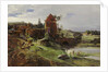 Landscape with a Bridge near Landsberg an der Warthe by Louis Kolitz