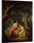 Diana and Mercury playing Dice, c.1788-90 by Johann August the Younger Nahl