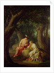 Diana and Mercury playing Dice, c.1788-90 by Johann August the Younger Nahl