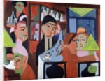 A Cafe in Davos by Ernst Ludwig Kirchner