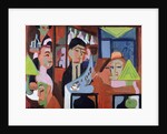 A Cafe in Davos by Ernst Ludwig Kirchner