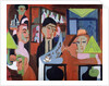 A Cafe in Davos by Ernst Ludwig Kirchner
