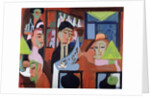 A Cafe in Davos by Ernst Ludwig Kirchner