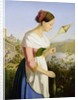 Italian Girl with a Spinning Dress by Friedrich Wilhelm Mueller