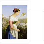 Italian Girl with a Spinning Dress by Friedrich Wilhelm Mueller