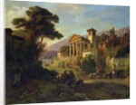 Italian Landscape, 1871 by Friedrich Wilhelm Mueller