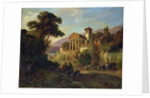 Italian Landscape, 1871 by Friedrich Wilhelm Mueller