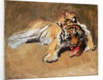 Feeding Tiger, 1901 by Max Slevogt