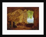 Praying Hermit in a Grotto, 1829 by Johann Martin von Rohden