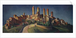 San Gimignano, 1922 by Alexander Kanoldt