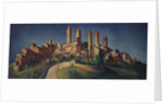 San Gimignano, 1922 by Alexander Kanoldt