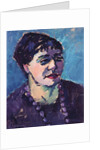 Portrait of Mrs Epstein by Alexej von Jawlensky