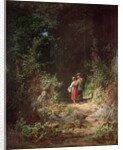 Lovers in a Wood, c.1860 by Carl Spitzweg