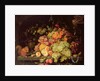 Still Life with Fruit, Squirrel and Goldfinch by Abraham Mignon