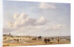 The Beach at Scheveningen, 1658 by Adriaen van de Velde